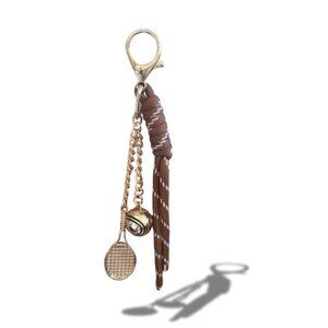 🎾 NWT Gap Tennis Racket & Ball Bag Charm | Sporty Aesthetic